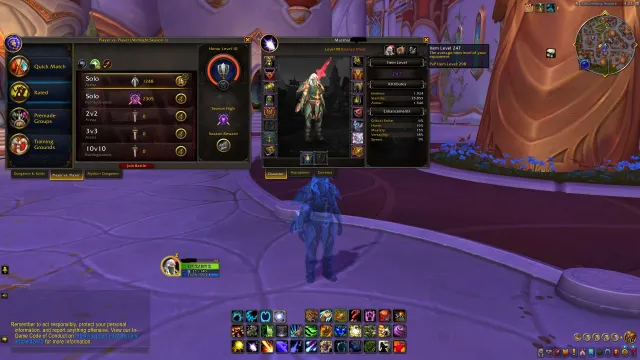 ✅ Midnight 298 ilvl Pvp Priest 2100+ blitz + 1 month sub + Pvp Alts + Fake ID ✅, 90 level, Night Elf, Priest