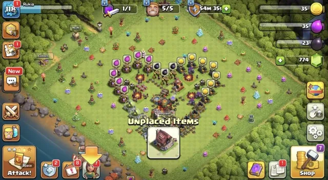 ✨ TH 10 ENG ONE CANNON WITHOUT WALLS ✨, 10 TH Main Village, 4 TH Builder