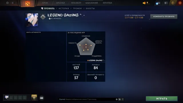🍊Wächter 5 🍊 21 LEVEL TROPHÄE🍊 2 Suchtokens 🍊, Verkauf, 1600 MMR, 7130 Anstand, 7130 Höflichkeit, 134 Spiele