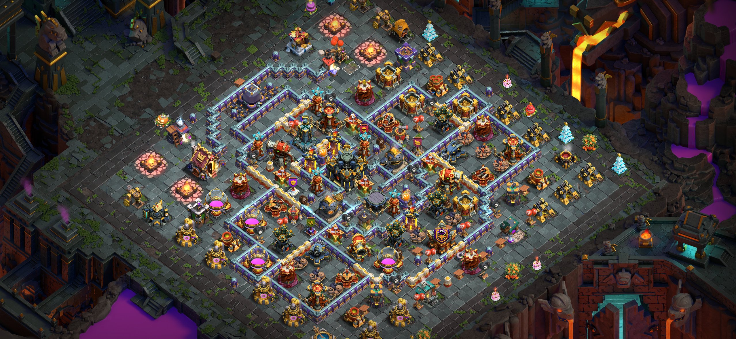 17 ТХ 90% ФУЛЛ 16 ТХ| 28 лига | 6000 гемов, 17 TH Main Village