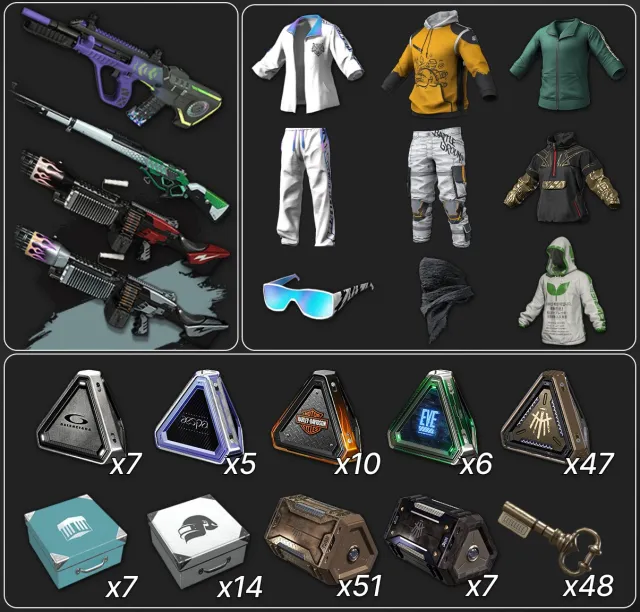 💖[PROGRESSIVE] NEON DREAM AUG | COSMIC KAR98K | RIDE OR DIE M249 + CHROMA💖🔥155 СУНДУКОВ🔥🎀СЕТЫ🎀, Нет BATTLEGROUNDS Plus