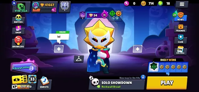 Selling a good account at a low price, 41667 trophies, 107 brawlers, 11 primes