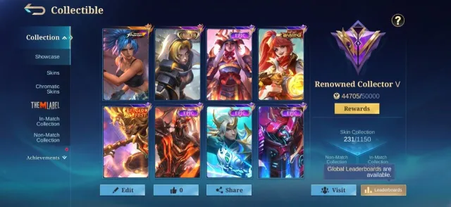 Kof karina💥collector natalia💥epic freya💥moskov💥grock💥khufra💥clint💥valir💥emblem max, Продажа, Ранг: Эпик, Уровень: 97, Процент побед: 48%, Герои: 133, Облики: 231