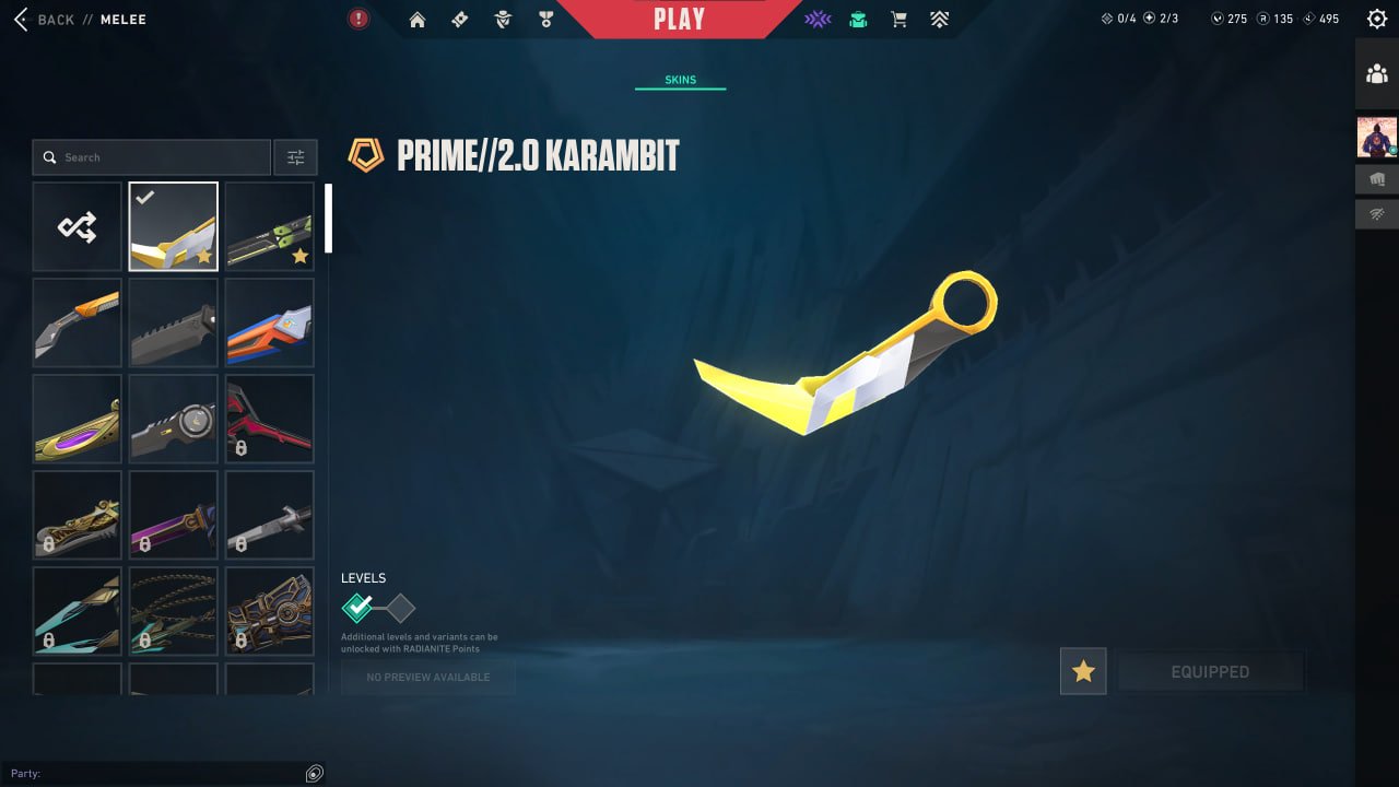 EU | 100+ Skins | 45k VP 💸 | Prime Karambit, Prelude to Chaos, Champions 2023, Bolt, Sale, Ascendant 1, Agents: 29, Skins: 100