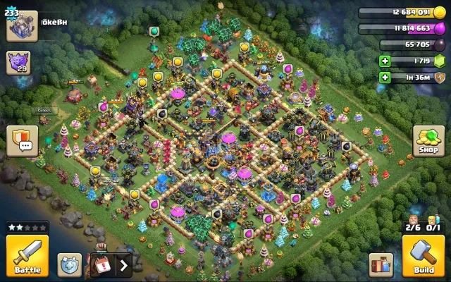 18 TH с прокачкой фулл 17 | 233 LVL | 100/100/81/76/50/20 | фулл экипа + 1.7 к гемов, 18 TH Родной Деревни, 8 TH Строителя
