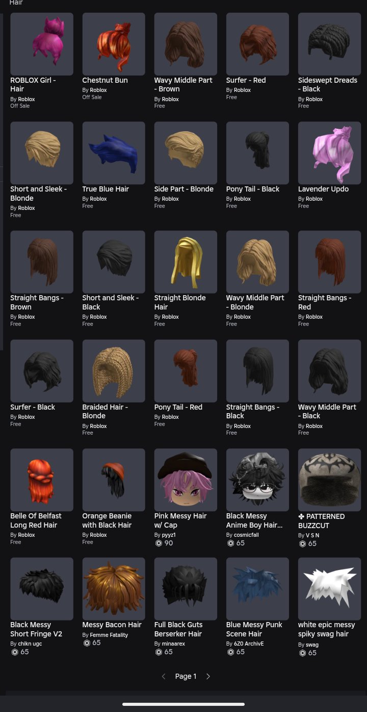 😍BOY&GIRL AVATAR✅🤑INVENTORY TOTAL 5000 ROBUX🤑, Sale, Voice chat: No