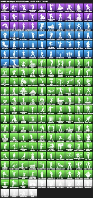 👕 227 Skins | ⛏️ 281 Pickaxes | 🎭 204 Emotes | 🛸 202 Gliders | ⭐ Level 4,401 | 🌍 All Platforms, Sale, skins 227