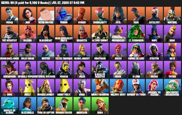 WARRANTY 🟨⬛️FULL ACCESS 🟨YOU CAN CHANGE YOUR EMAIL ADDRESS⬛️Orange Justice❗️Hot Marat❗️Midas, Sale, skins 56