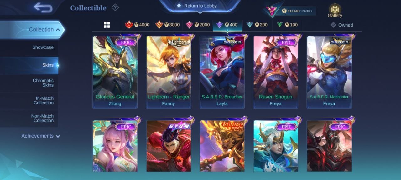 🔥Legend Franco KOF Paqto aspirnt Fanny Star war's argus Ducati irthil transfer Aldo's Prime Claude, Sale, Rank: Mythic, Level: 73, Winrate: 55%, Heroes: 127, Skins: 323