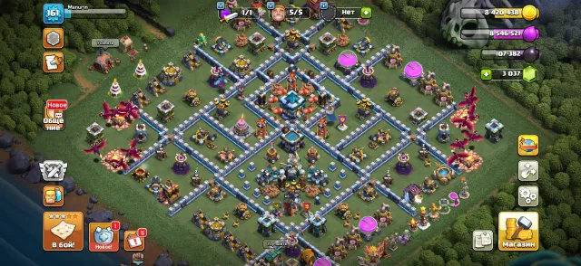 🎀 13 TH 🎀👤 HEROES【65:68:39:40:3】👤🎀 3082 GEMS 🎀🀄 9 SKINS 🀄, 13 TH Home Village, 7 TH Builder Base
