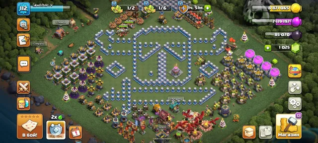 ⚡Selling almost fully upgraded Town Hall 12⚡, 12 TH Native Village, 8 TH Builder
