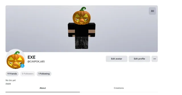 🌈💫Account with a limited Halloween pumpkin 2026 total 2-3k💲😋, Sale, Voice chat: No