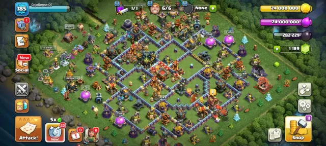 🏆 TH17 ACC🏆 1638 CWL 🏆 9X EQUIPMENT 🏆 FULL OF MAGIC ITEM 🏆 1400 RAID MEDAL 🏆 HEROES 54-77-48-49-30, 17 TH Родной Деревни, 10 TH Строителя