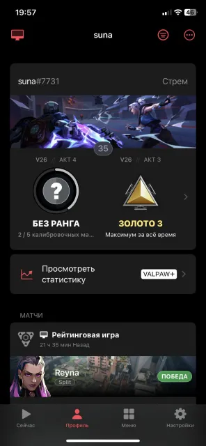 🔥[EU] VANDAL ZENIT GOLD 3 🔥, Sale, Gold 3, Agents: 13, Skins: 18