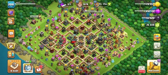 17th Town Hall, 26k gems, 17 TH Home Village, 10 TH Builder Base