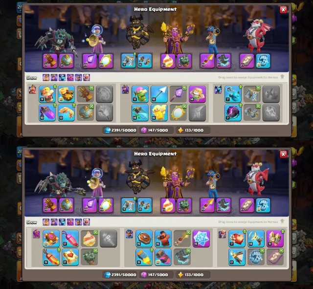 Th17➤Good heros➤12 epic➤SHadow SceNerY➤Nc free➤2500 gems➤Protection on➤Local ph, 17 TH Родной Деревни, 10 TH Строителя