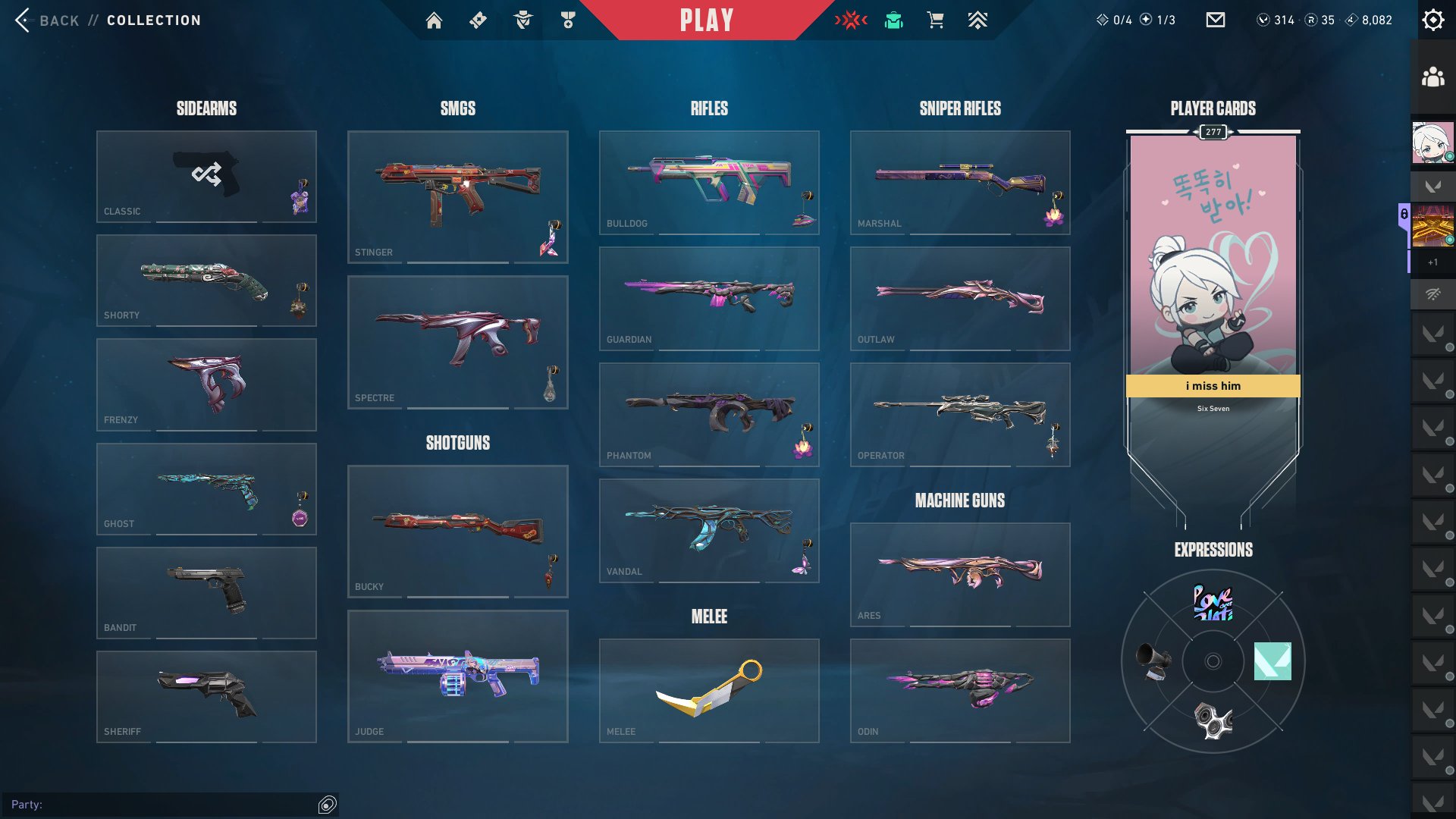 ✨Personal account, 21 knives, 22 vandals, there are limited skins✨12 phantoms✨Peak D1, Sale, Platinum 1, Agents: 29, Skins: 174