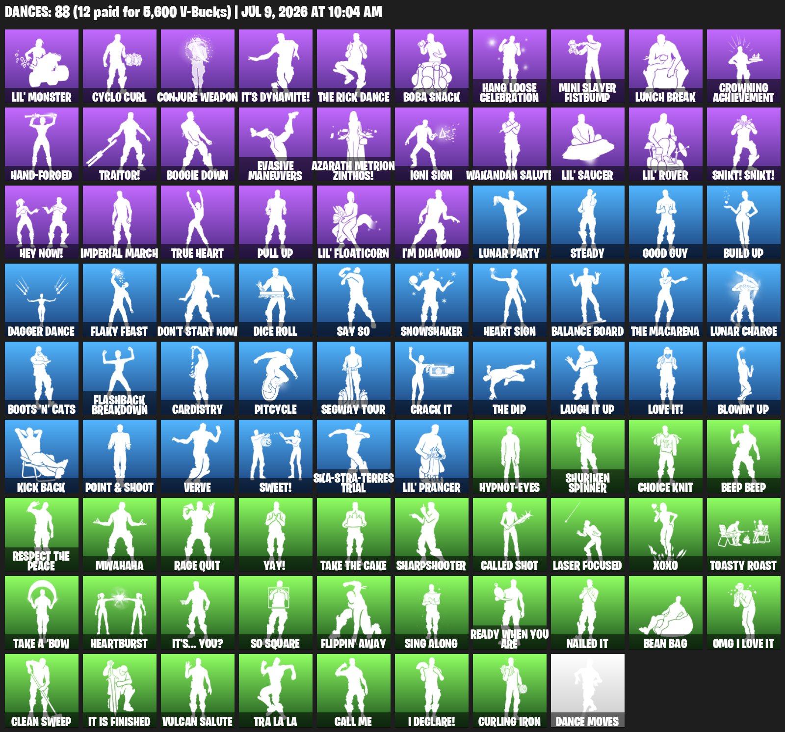 🔆FULL ACCESS🔆WARRANTY INACTIVITY ⚠️🔱Ariana Grande⚜️Harley Quinn〽️FNCS 3:1🟡🔶Lara Croft🔸🟨, Sale, skins 108