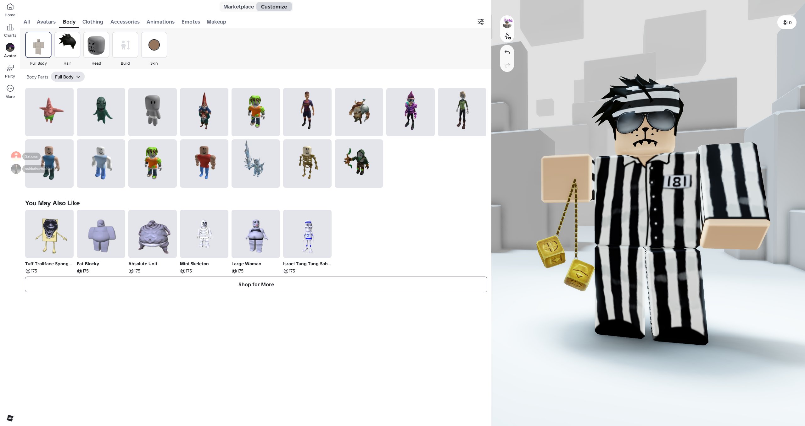 🌟 ROBLOX | 💎 75K+ ROBUX | 🗓️ 2016 YEAR | 🎩 MALE ACCOUNT, Sale, Voice chat: No