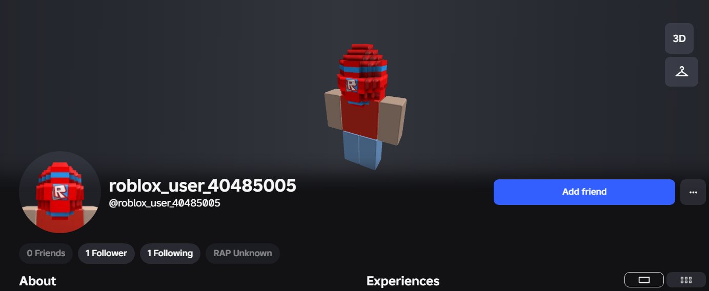 ✅2013 account | 💎Unique Username💎 | ✨roblox_user_40485005✨ | 💫Free Username Change💫 | Not verified✅, Sale, Voice chat: No