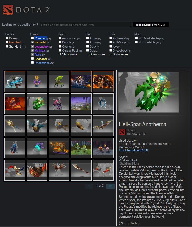 Lion’s Green Immortal Hand【Hell-Spar Anathema】The Emerald Abyss | Warranty, Sale, 890 MMR, 7995 Behavior score, 1037 games, 970 hours
