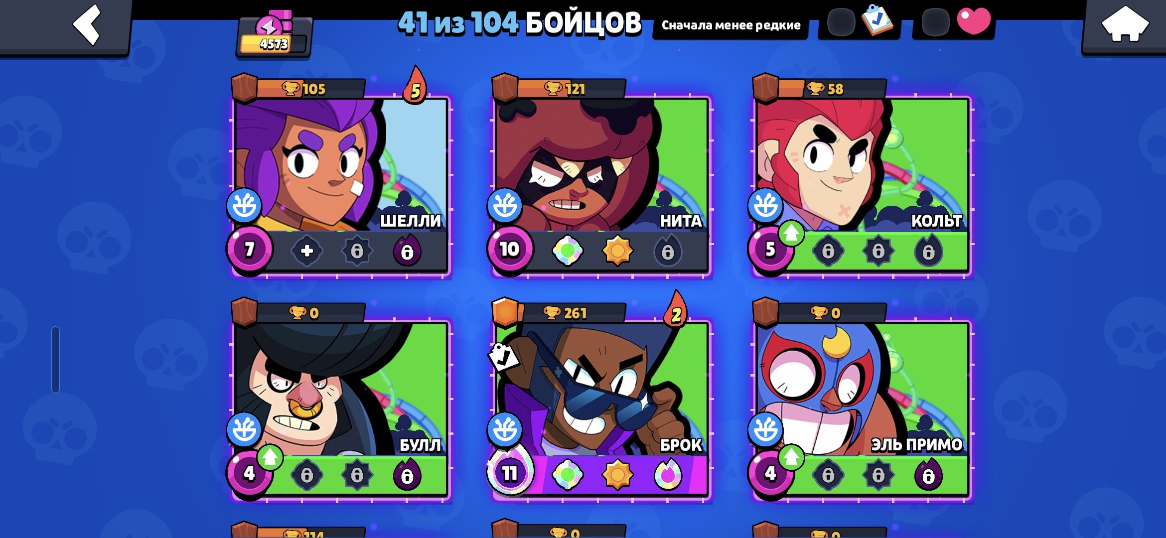 3 prime on pearl😱4573 cups total🥶bold acc, trophies 4573, brawlers 41, primes 3