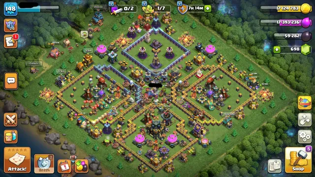 ⚡️17𝐓𝐇 good【145𝐋𝐕𝐋】⚡️💎TOP EPIC SHELL💎🔵【HEROES 78/85/42/68/47/13】🔵 💙FORM💙🍀RE-BINDING🍀, 17 TH Main Village, 10 TH Builder