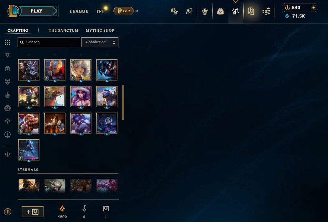 Auto-release💎 Level 10 account (upgraded by hand) 540 RP 💎, Sale, level 10, skins 21, Unranked