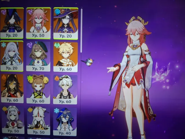 ▪️Yae Miko▪️Clorinda▪️Skirk with Signo▪️Mizuki▪️Dehya, Any platform, Email linked, Iter, Neroless, AR 42