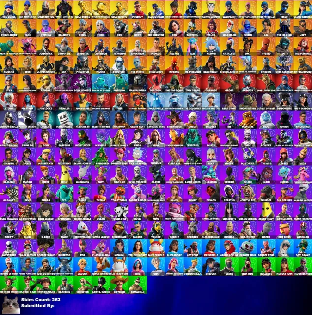 🔮263 skins🔮OG STW🔮Omega (stage 5)🔮Gold Kratos, Midas, Meowskull, Brutus🔮Leviathan🔮Take The Elf🔮Tidy, Sale, skins 263