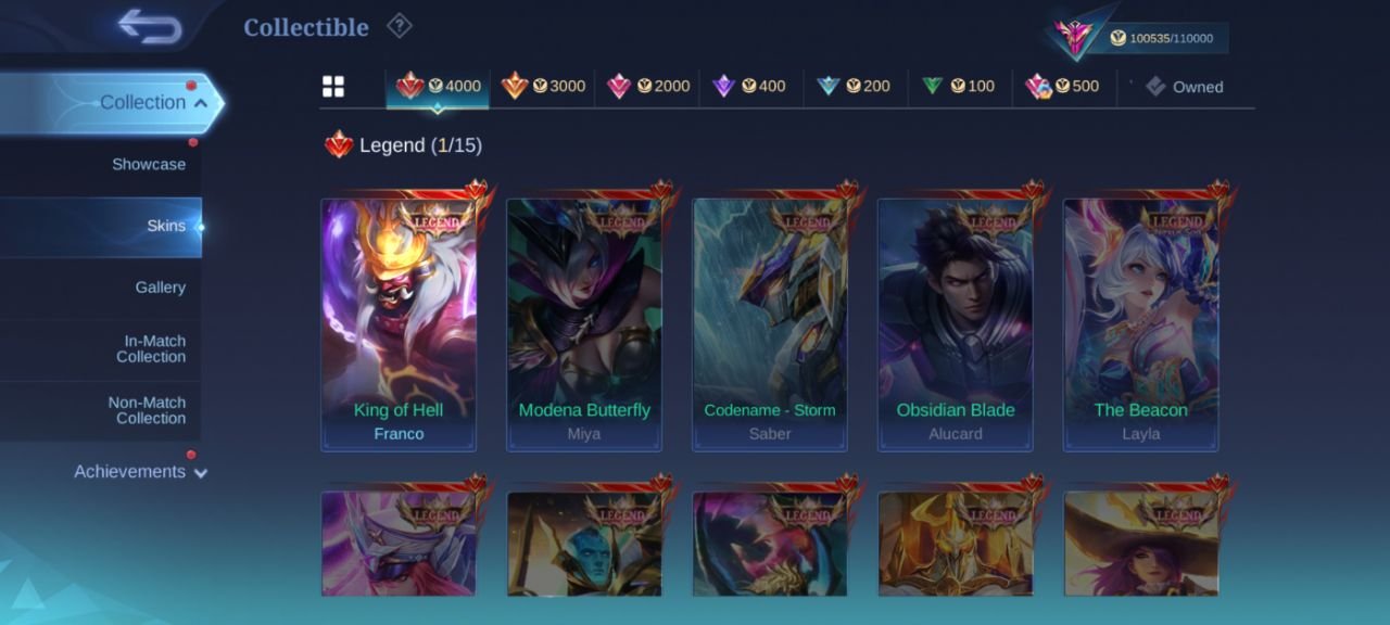 🌟 Mythic Account with 323 Skins! 🌟