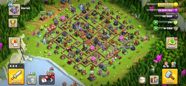 Top account with top gear and many other items in the screenshots, 18 TH Home Village, 10 TH Builder Base