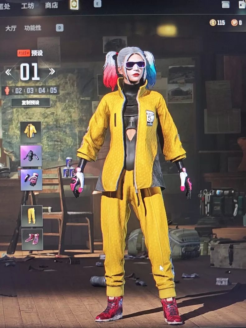 🔥 PUBG Harley Quinn ➕ 700 Black Market Vouchers ➕ Name Change Card🔥, No BATTLEGROUNDS Plus