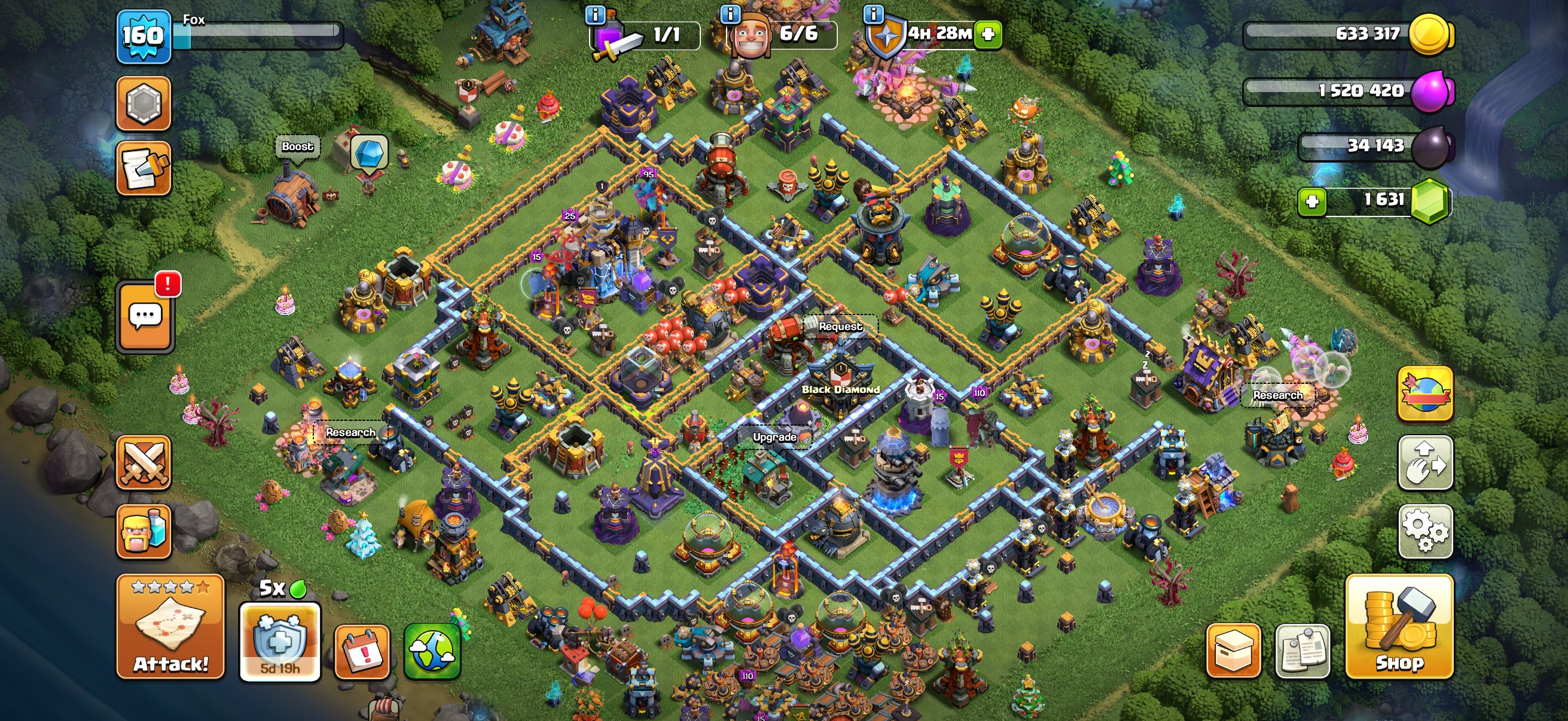 Th18 semi max 77/86/52/52/28/8, 18 TH Main Village, 10 TH Builder