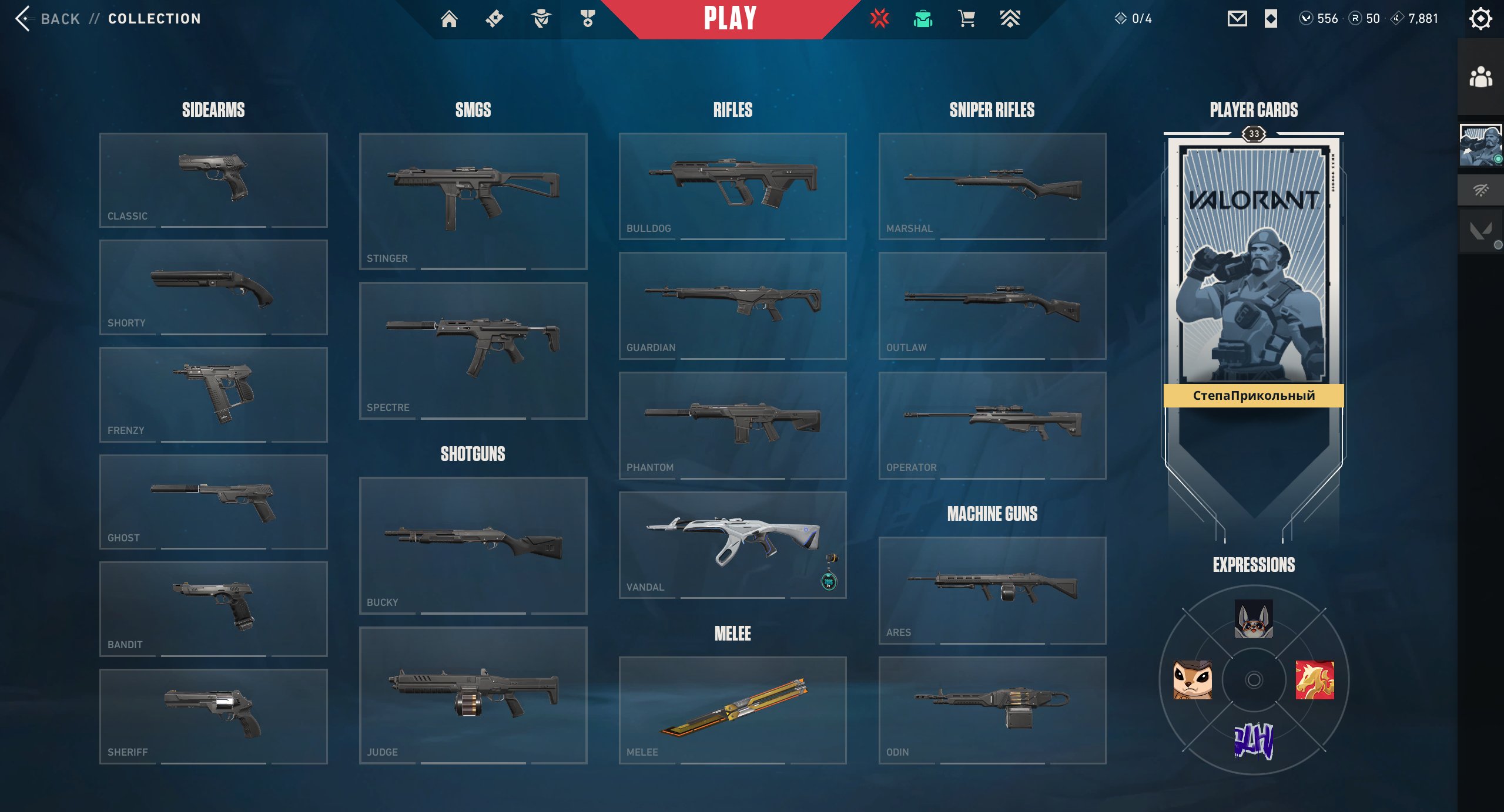 RGX Butterfly Account, Sale, Gold 3, Agents: 11, Skins: 2