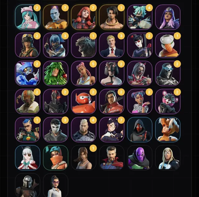 JUICY ACCOUNT💎💎💎 LARA CROFT, Sale, skins 38