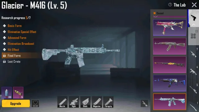 M416 GLACIER Lv5❄️Collection Lv50✨52 Mythic skins💫23 Leveled weapons🔫31💲2x Matrial ⚙️, Продажа, 69 уровень, Ранг: Алмаз, 50+ мифик скинов, 20+ прокачиваемых оружий, 1-4 килл чатов, Нет спорт каров