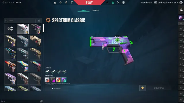 Sale of personal account, Sale, Under calibration, Agents: 29, Skins: 358