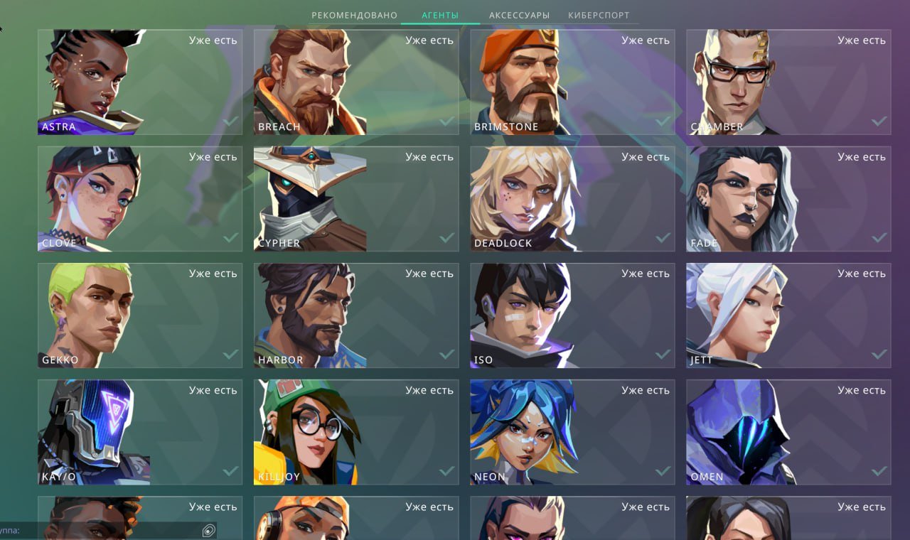10 knives😈 6 vandals😱 6 phantoms🤯 and then read the account description🌪️🌈🌈, Sale, Gold 2, Agents: 26, Skins: 105