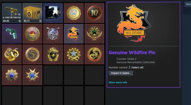 ❤️ 43 LEVEL❤️ GENUINE PIN ❤️ 13 МЕДАЛЕЙ ❤️CS 2❤️, Продажа, Инвентарь пуст, Есть PRIME