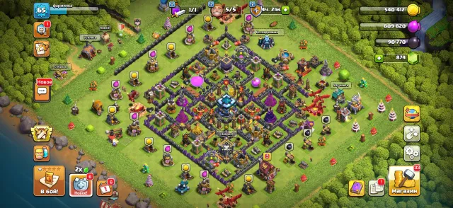 65lvl, 13 тх, 45/31/22/13/1, акк 22 года, 5 рабов, 3 эпик снаряги,380 медалей лвк, с почтой!, 13 TH Родной Деревни, 3 TH Строителя