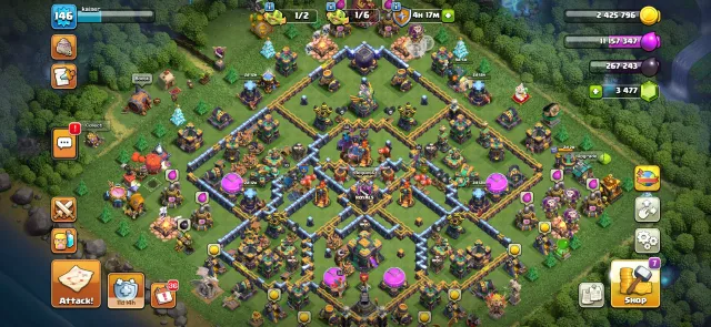 ⚔️✅【 Clash of Clans 】⚔️【 14 Town Hall 】⚔️【 Full access + Guarantee 】✅⚔️, 14 TH Native Village, 8 TH Builder