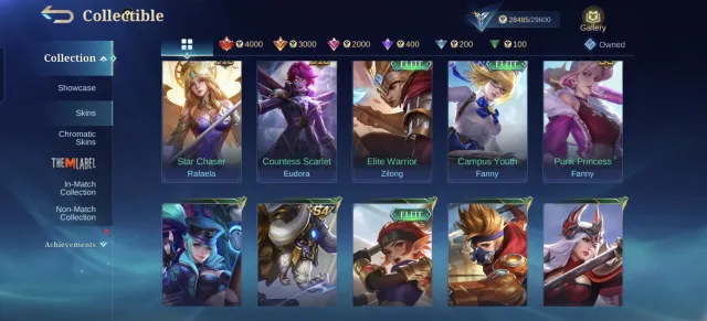 Full Geroy🤑 KOF Karina😍 SpongeBob💥 VENOM Grok🤯 Epik Nana🤩, Sale, Rank: Epic, Level: 114, Win Rate: 55%, Heroes: 133, Skins: 156