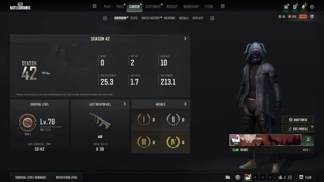 ▶️🧧PUBG PLUS🧧75lvl🧧7.000🧧 почта в комплекте!▶️, Есть BATTLEGROUNDS Plus