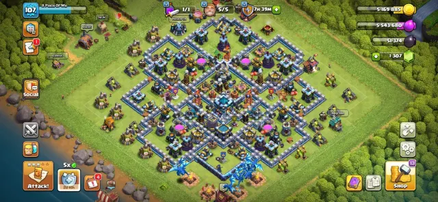 Town Hall 13 max levels and character upgrades guide, 13 TH Родной Деревни, 6 TH Строителя