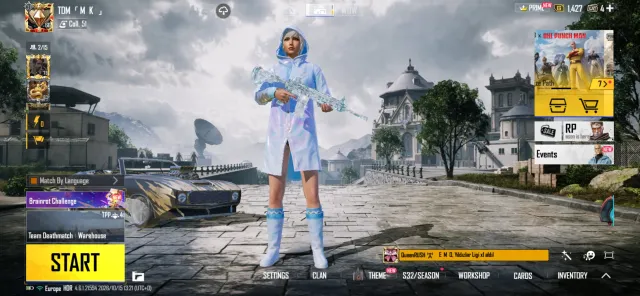 💥 Комплект AKM + M416 🎯 UMP45 Void Lv4 🧥 Рубашка с круглым вырезом 🌌 Костюм X-Suit 💎, Продажа, 66 уровень, Ранг: Алмаз, 50+ мифик скинов, 20+ прокачиваемых оружий, 5+ килл чатов, Нет спорт каров