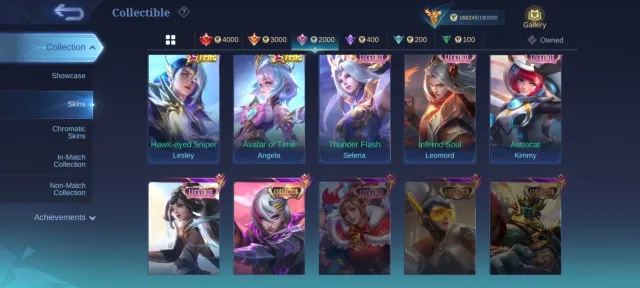 🔥Legend Franco|KOF3|Prime4|11.11 Haya|Mikasa|Asp Guin|LB10|Collector Bene|Epic Recall|67 DLX, Продажа, Ранг: Мифический, Уровень: 92, Процент побед: 50%, Герои: 131, Облики: 433