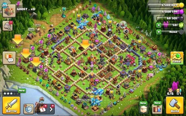16 TH 99% full | 215 LVL | 94/95/67/69/45/13 | full equipment | + event pass, 16 TH Home Village, 8 TH Builder Base