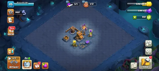 🟥⬛🛑Th 13🛑⚫XP 115🛑⚫Heroes Level-K41/Q35/MP43/W17/RC6🛑⚫Gems 997🛑⚫With Gmail🛑⚫Full Access🛑⬛🟥, 13 TH Main Village, 6 TH Builder