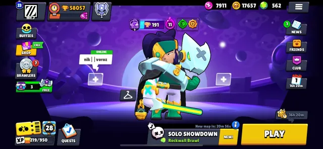 58.1k trophies | Peak in Master League (7071 Elo) | 300+ skins | Griff: 2000+ trophies | 1200+ hours, 58 cups, 106 brawlers, 23 primes